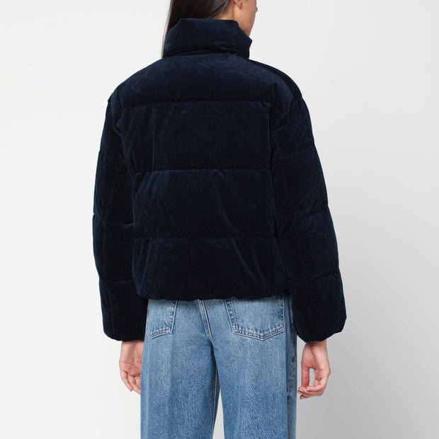 Polo Ralph Lauren Navy Blue Corduroy Puffer Jacket