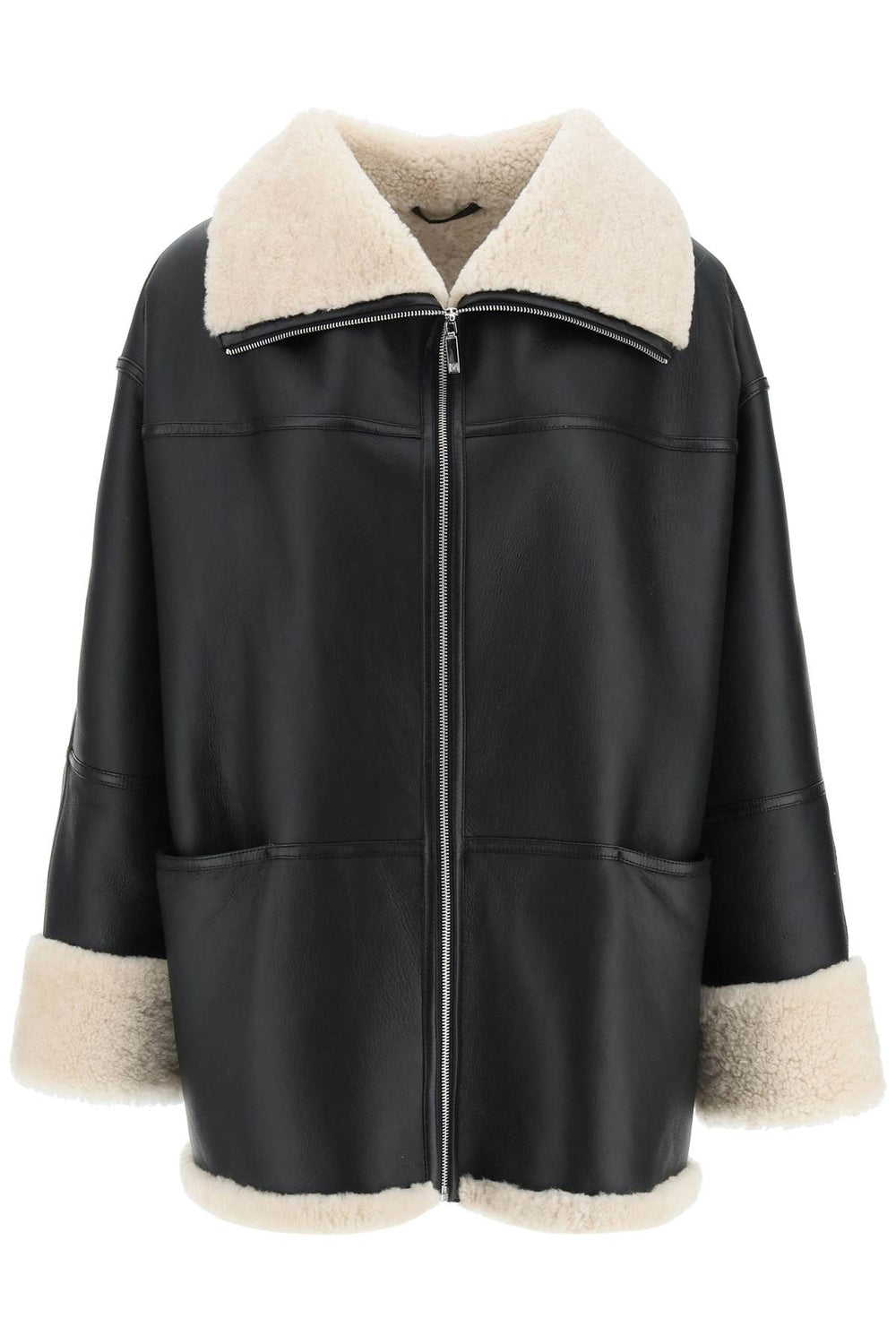 Toteme Oversized Shearling Jacket