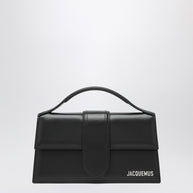 JACQUEMUS Le Grand Bambino Bag In Black Leather