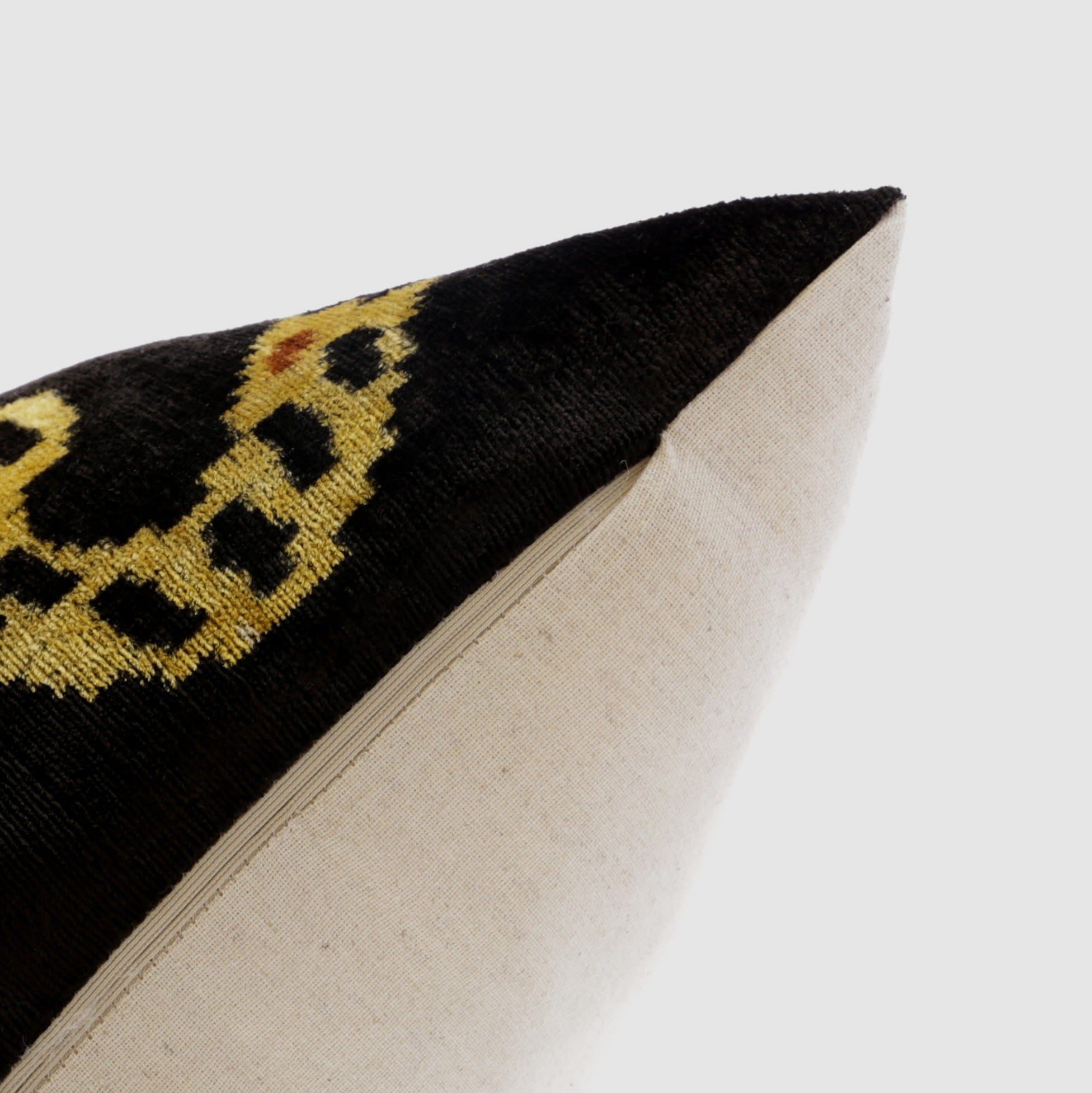 Handmade Silk Velvet Leopard Print Throw Pillow - 16x24, Bold Exotic Design With Down Feather Insert