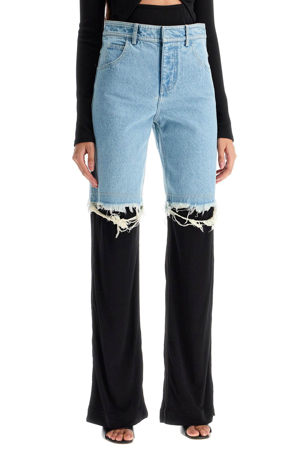 Christopher Esber High Rise Hybrid Jeans