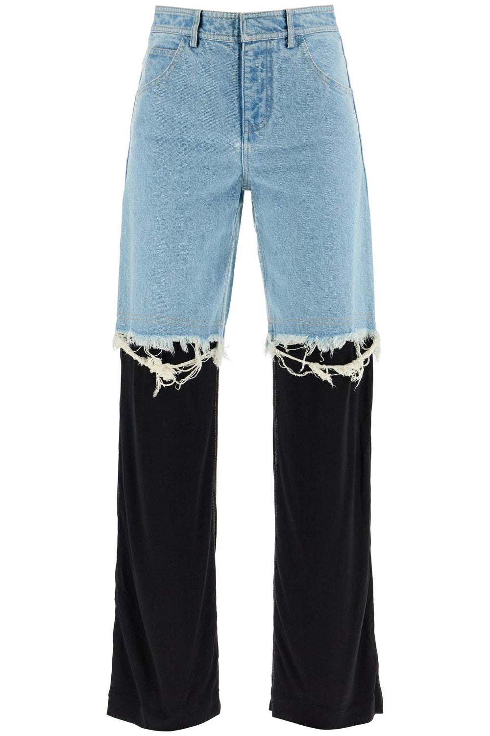 Christopher Esber High Rise Hybrid Jeans