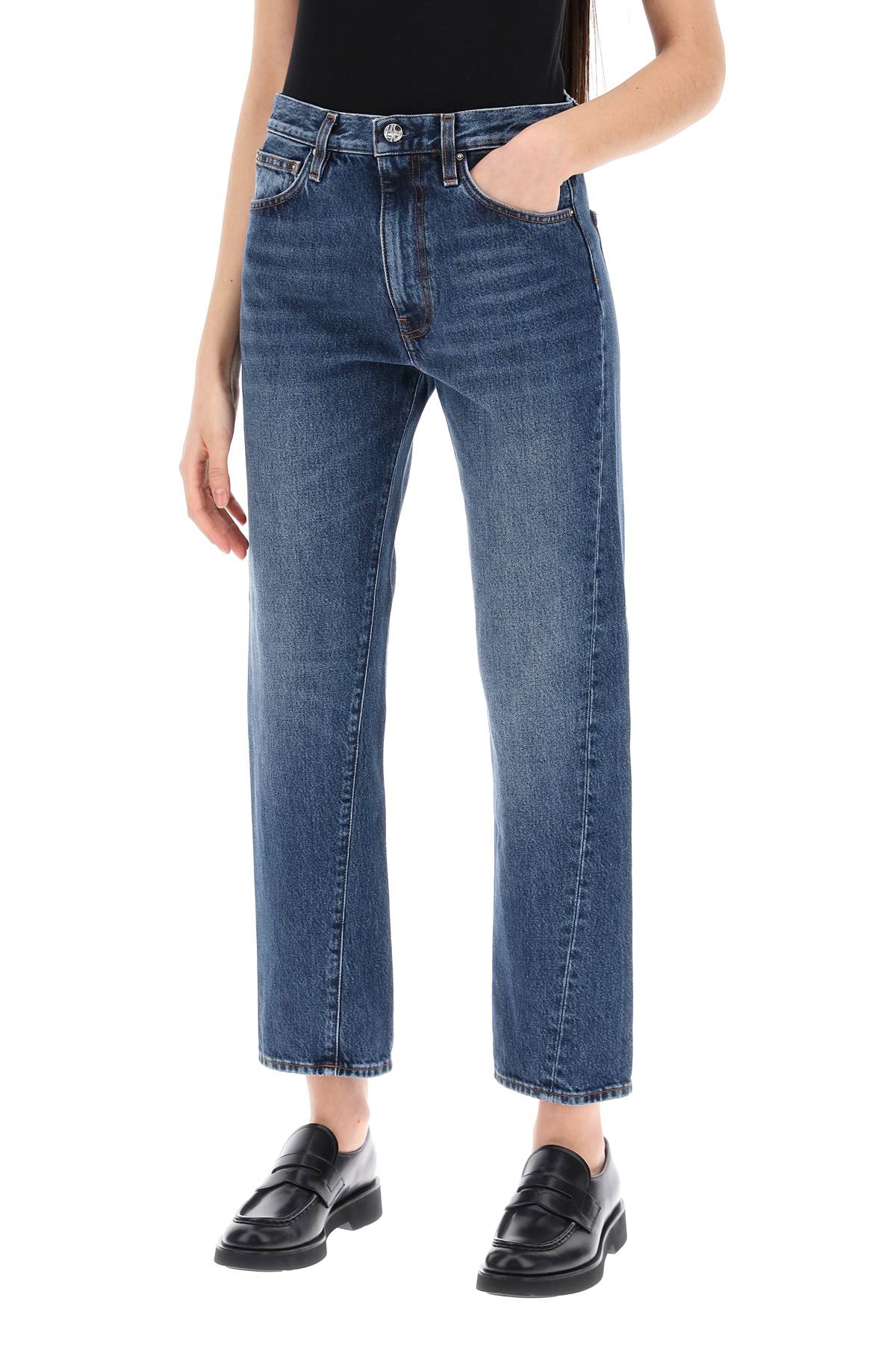 Toteme Twisted Seam Straight Jeans