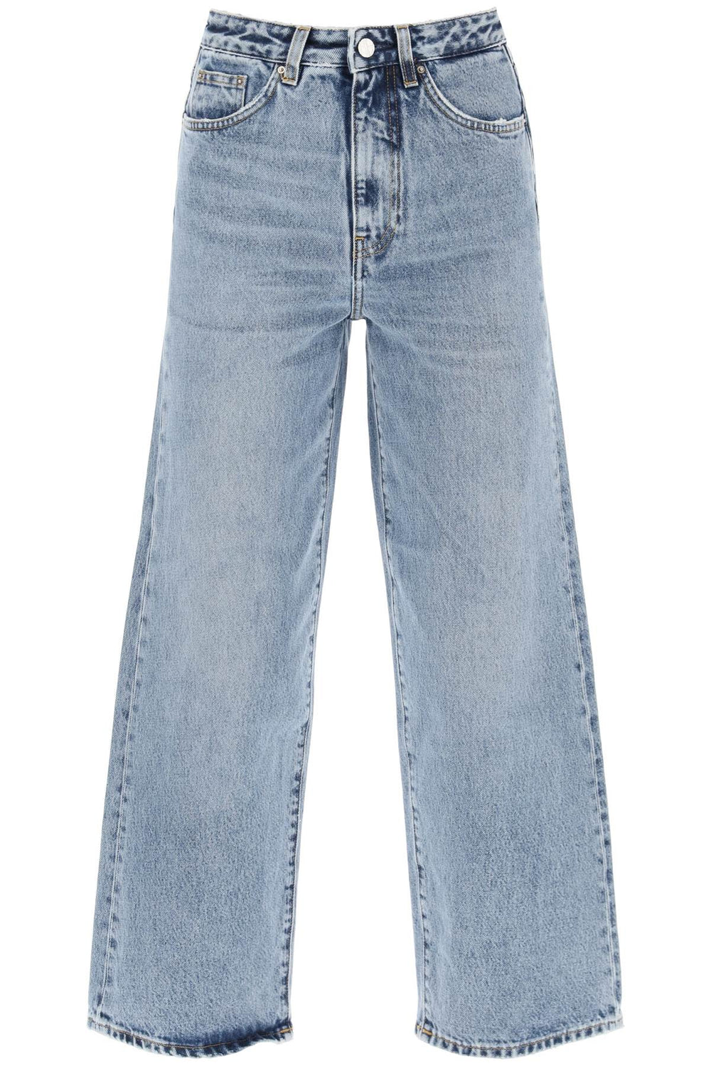 Toteme Cropped Wide Leg Jeans