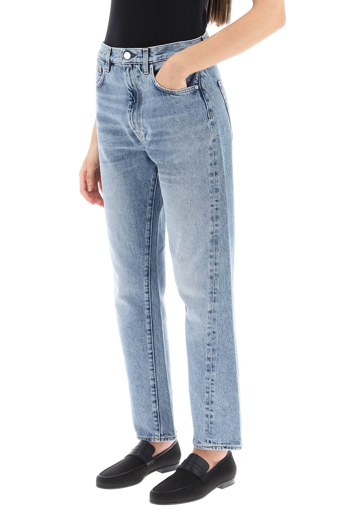 Toteme Twisted Seam Cropped Jeans