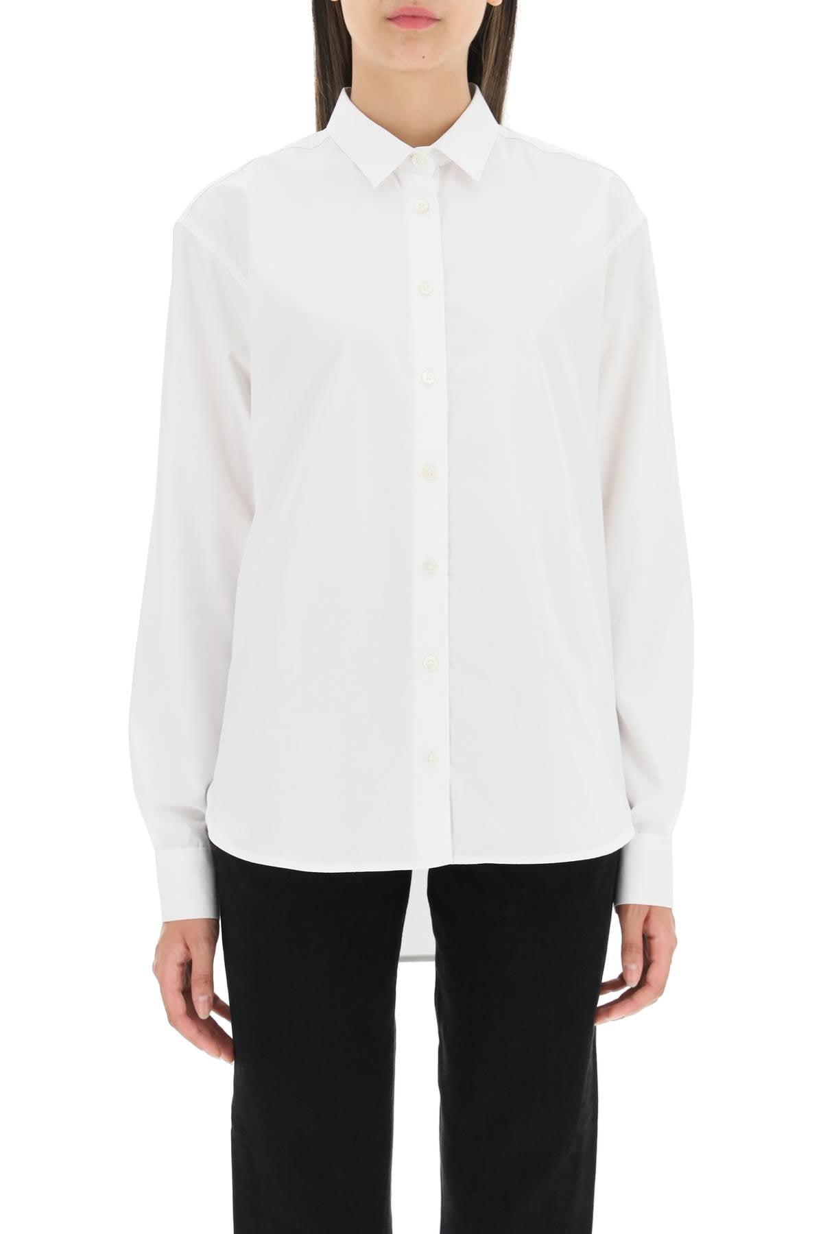 Toteme Oversized Cotton Poplin Shirt