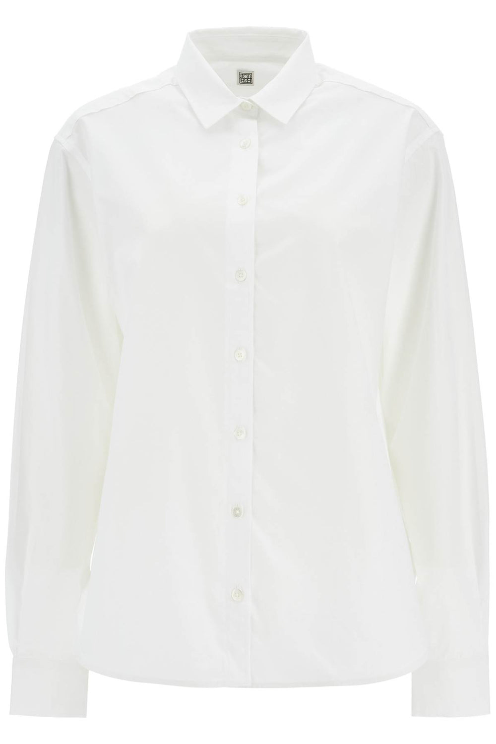 Toteme Signature Cotton Poplin Shirt