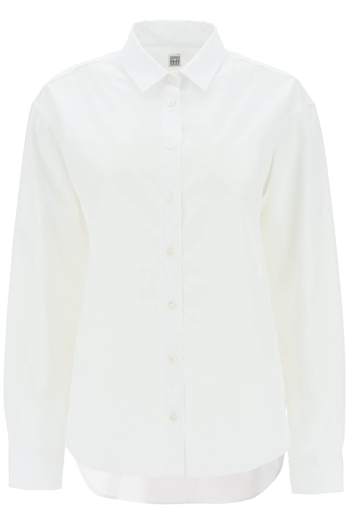 Toteme Oversized Cotton Poplin Shirt