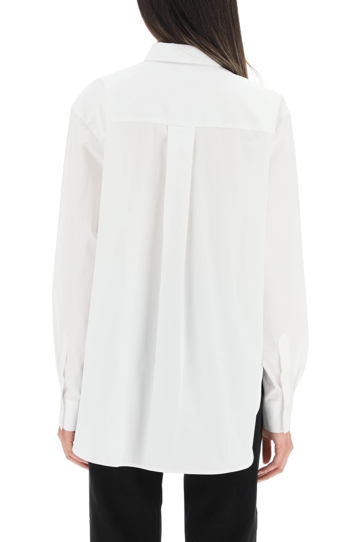 Toteme Oversized Cotton Poplin Shirt