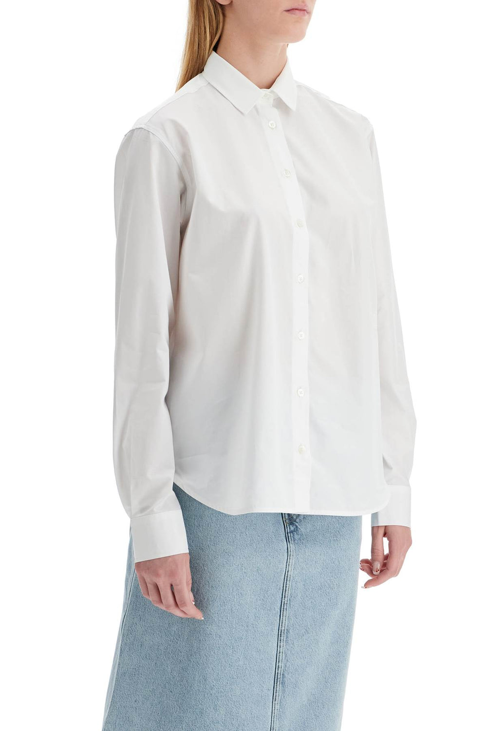 Toteme Signature Cotton Poplin Shirt