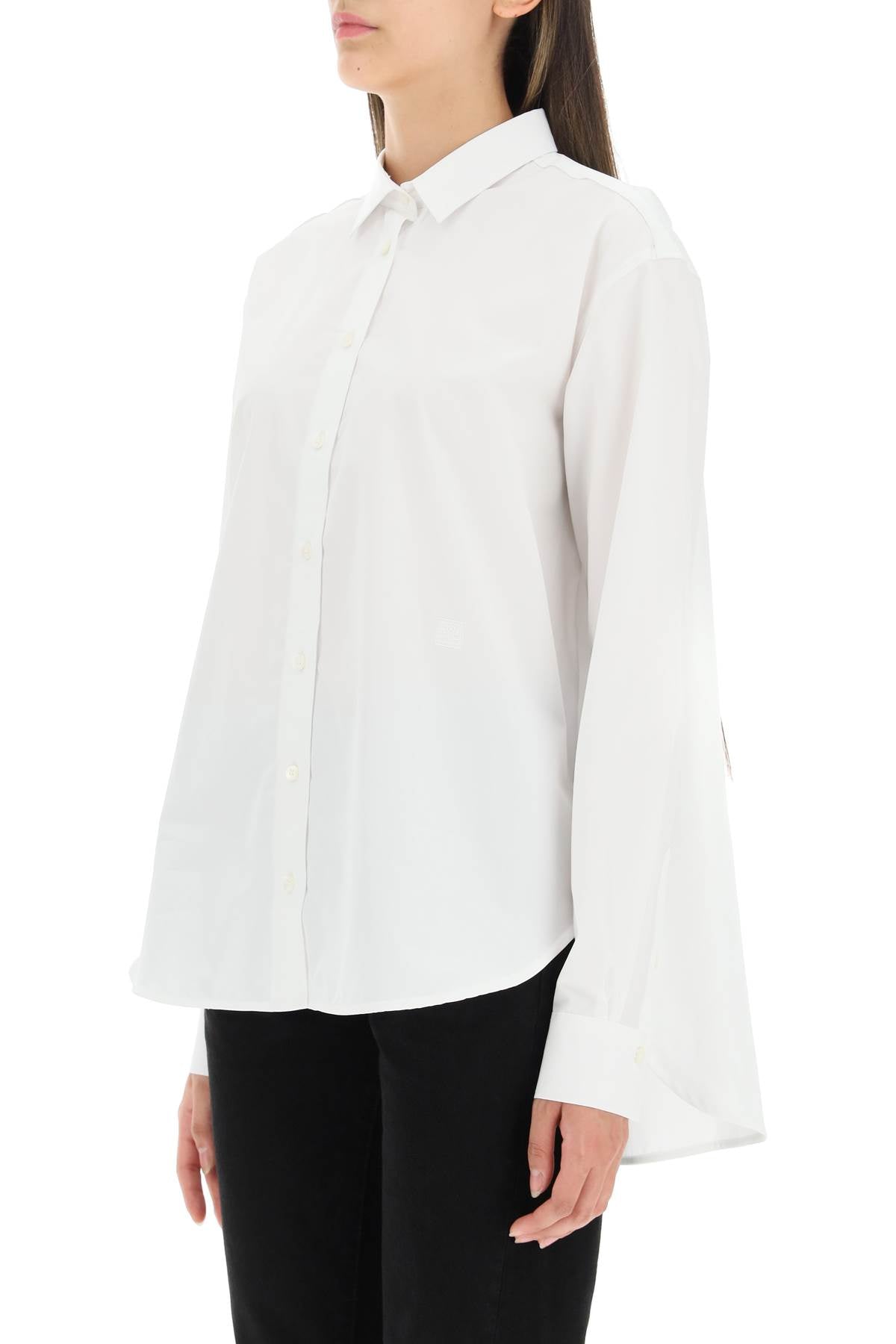 Toteme Oversized Cotton Poplin Shirt