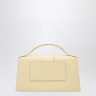 JACQUEMUS Le Grand Bambino Bag In Ivory Leather