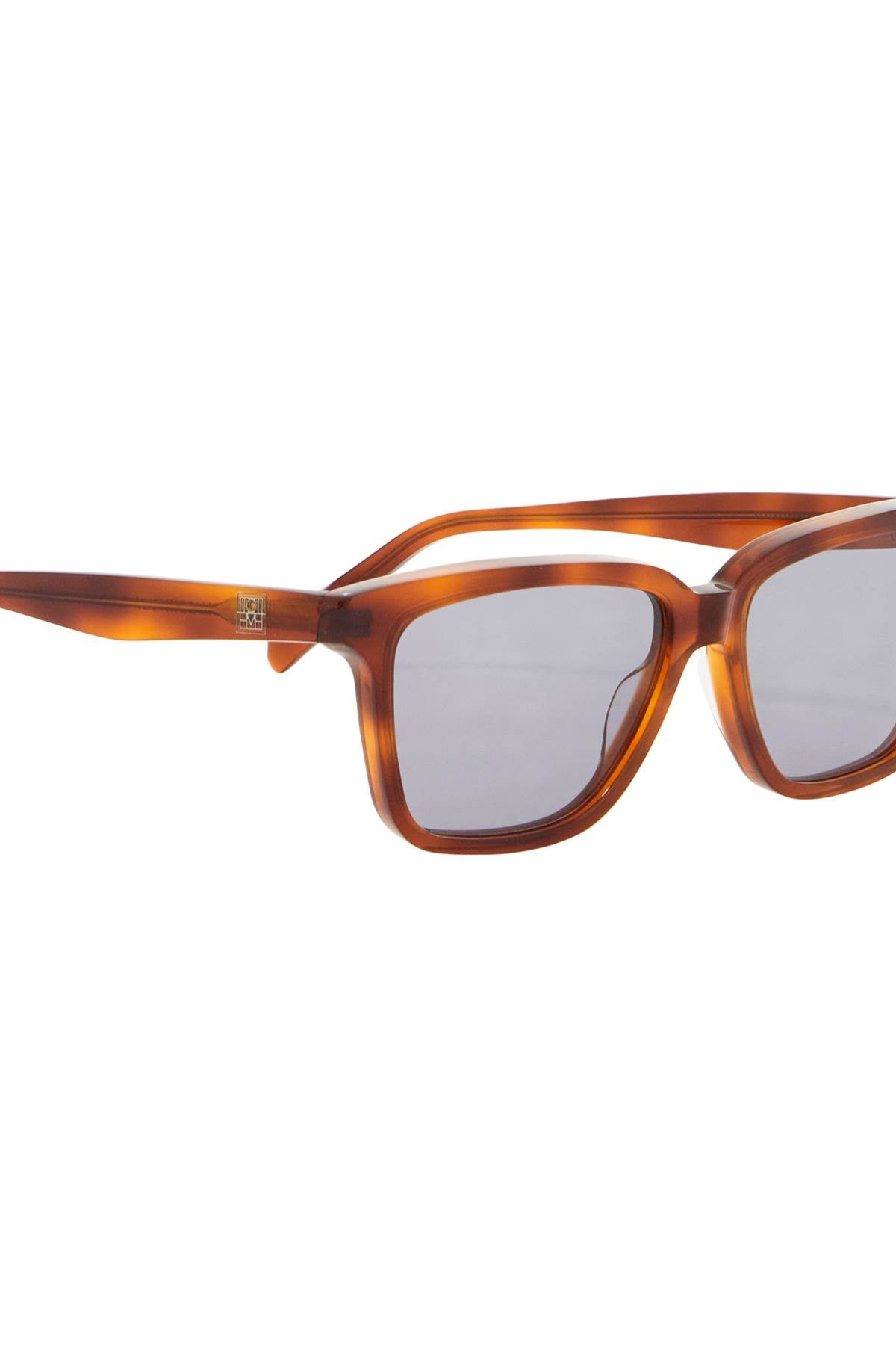 Toteme Square Tortoise Shell Sunglasses