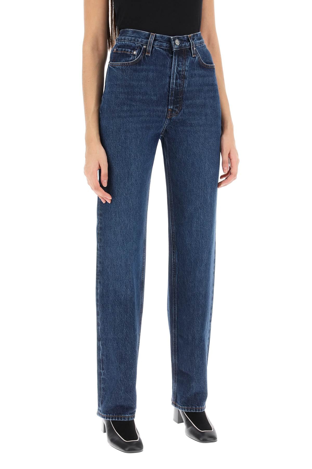 Toteme Classic Cut Straight Leg Jeans