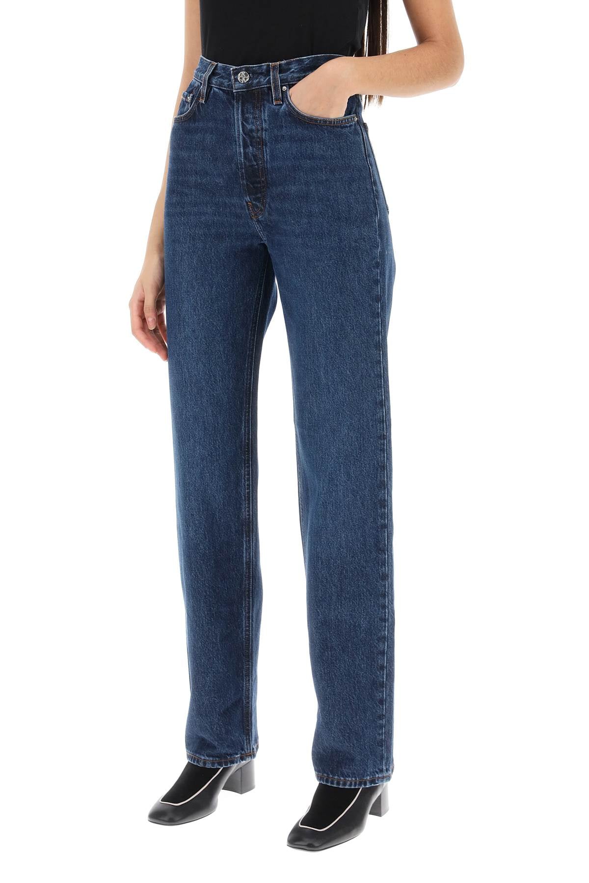 Toteme Classic Cut Straight Leg Jeans