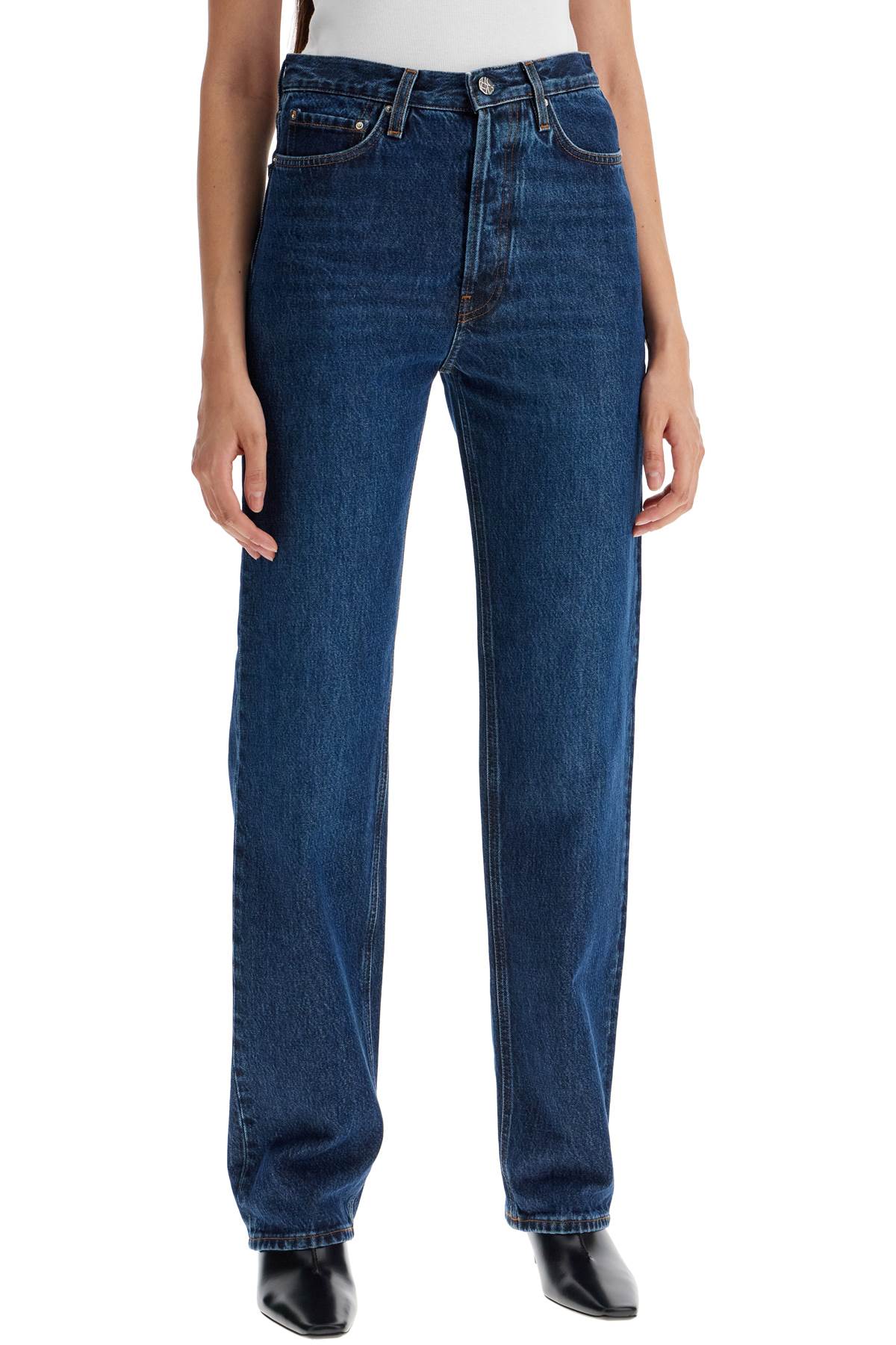 Toteme Classic Cut Straight Leg Jeans