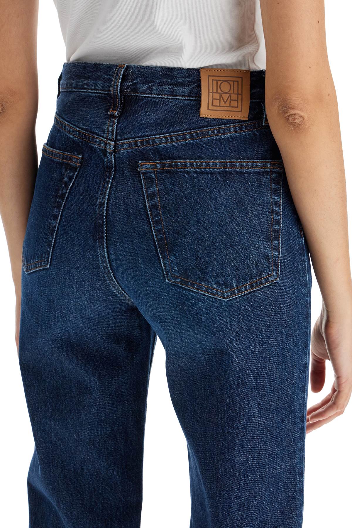 Toteme Classic Cut Straight Leg Jeans