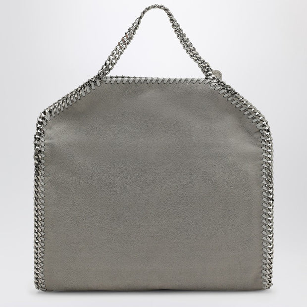 Stella McCartney Light Grey Falabella Fold Over Tote Bag