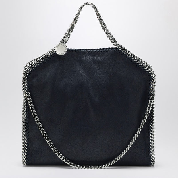 Stella McCartney Navy Falabella Fold Over Tote Bag