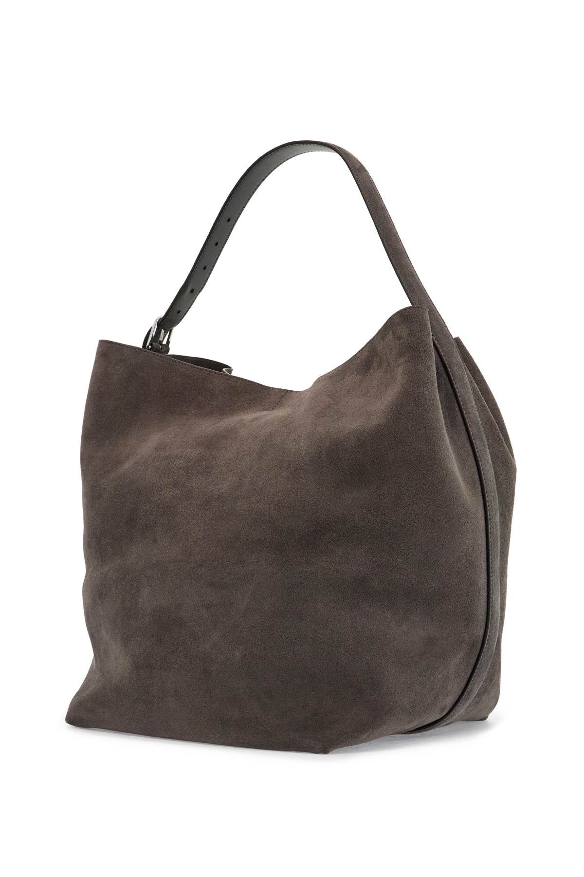 Toteme Granite Suede Leather Tote Bag With Adjustable Handle