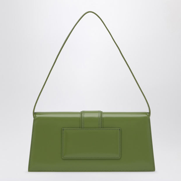 JACQUEMUS Le Bambino Long Green Leather Bag