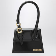JACQUEMUS Medium Black Chiquito Bag With Buckle