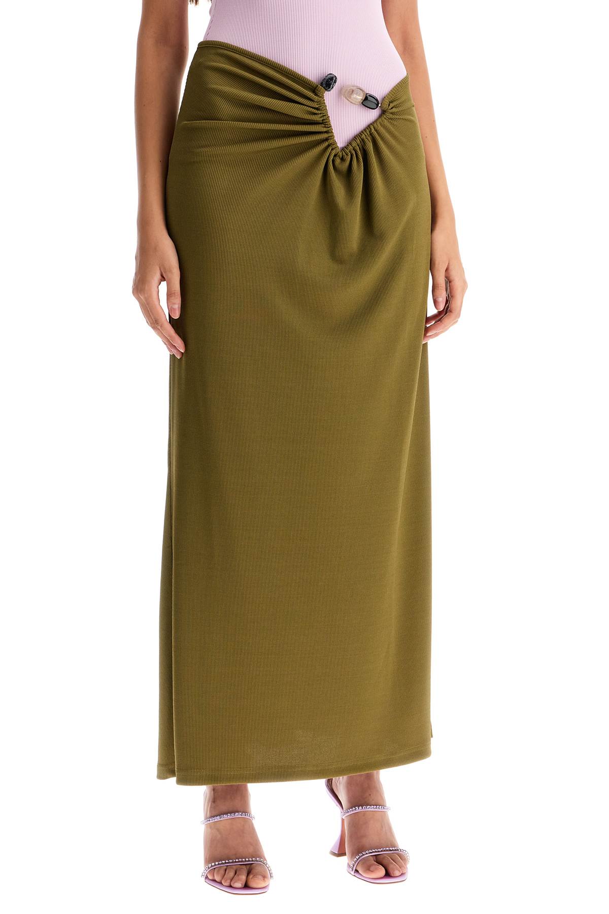 Christopher Esber Stone Embellished Long Skirt