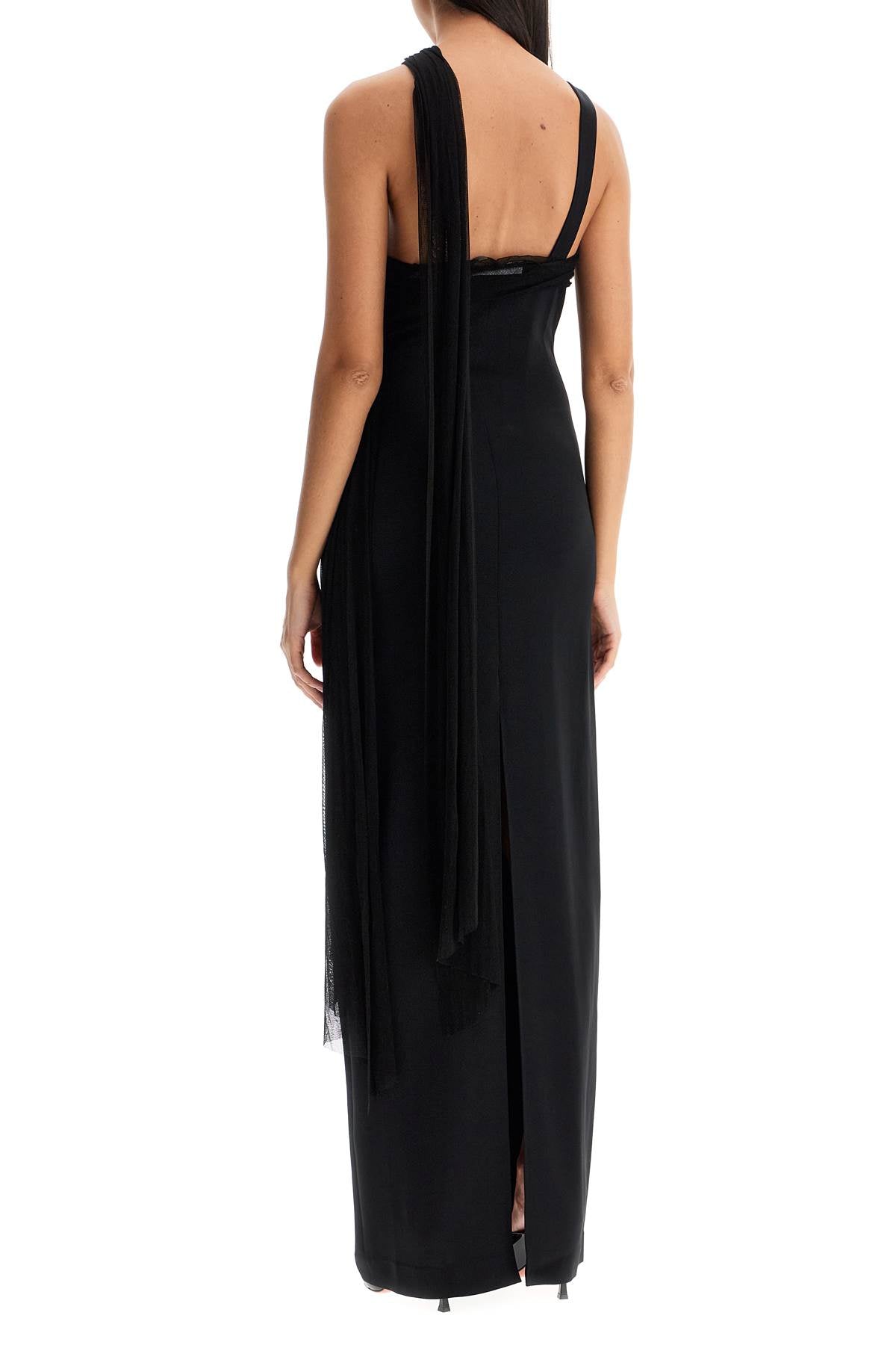 Christopher Esber One-Shoulder Long Dress