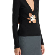 Christopher Esber Long-sleeved Trio Stone Top