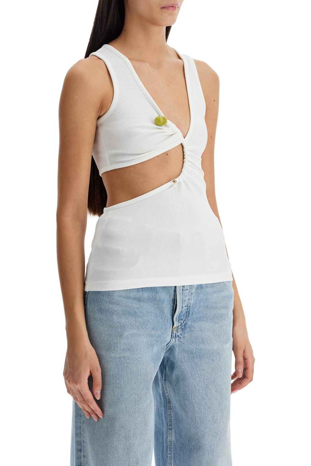 Christopher Esber Jasper Stone Cut-Out Top