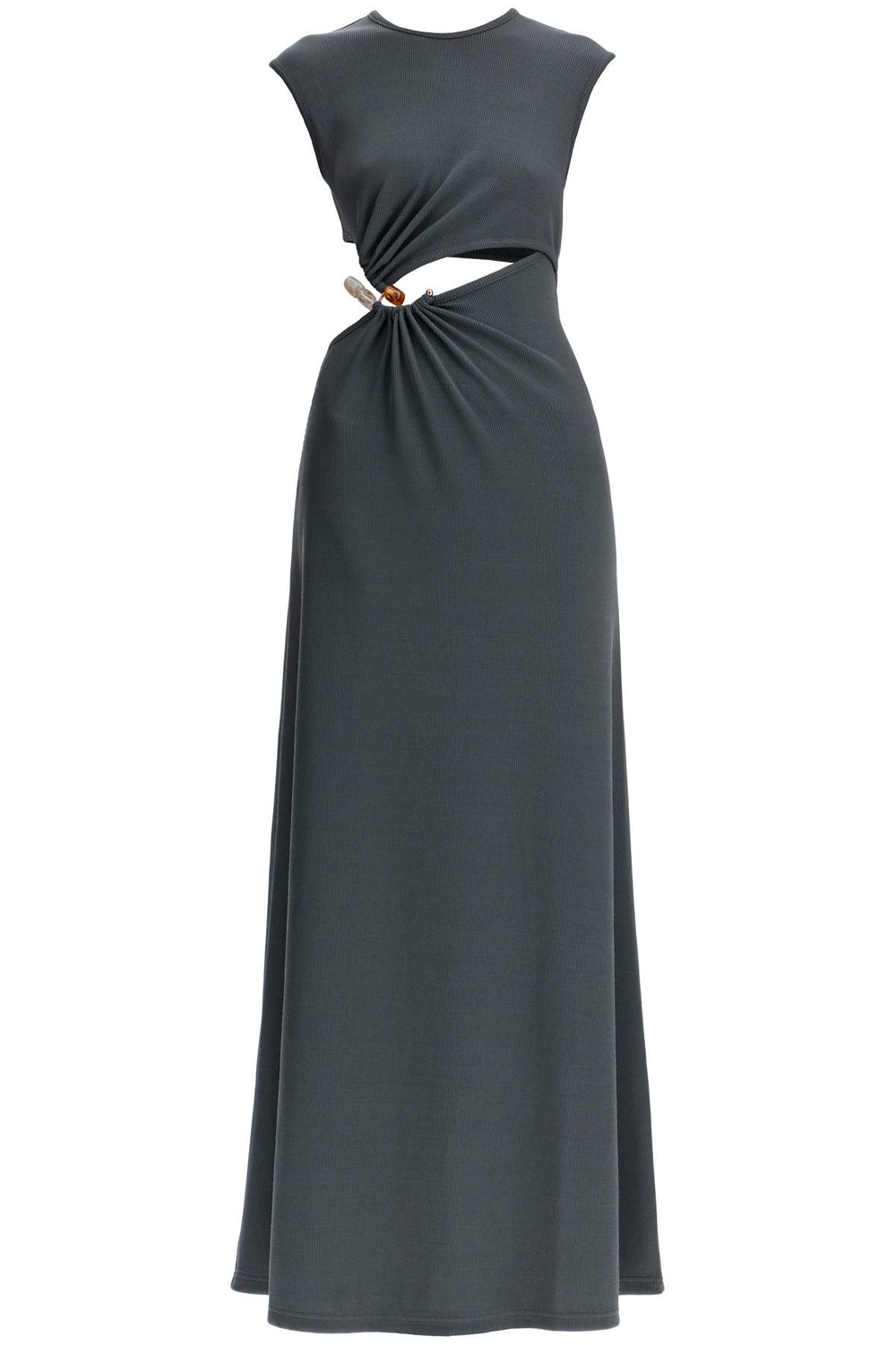 Christopher Esber Stretch Knit Cut-Out Long Dress