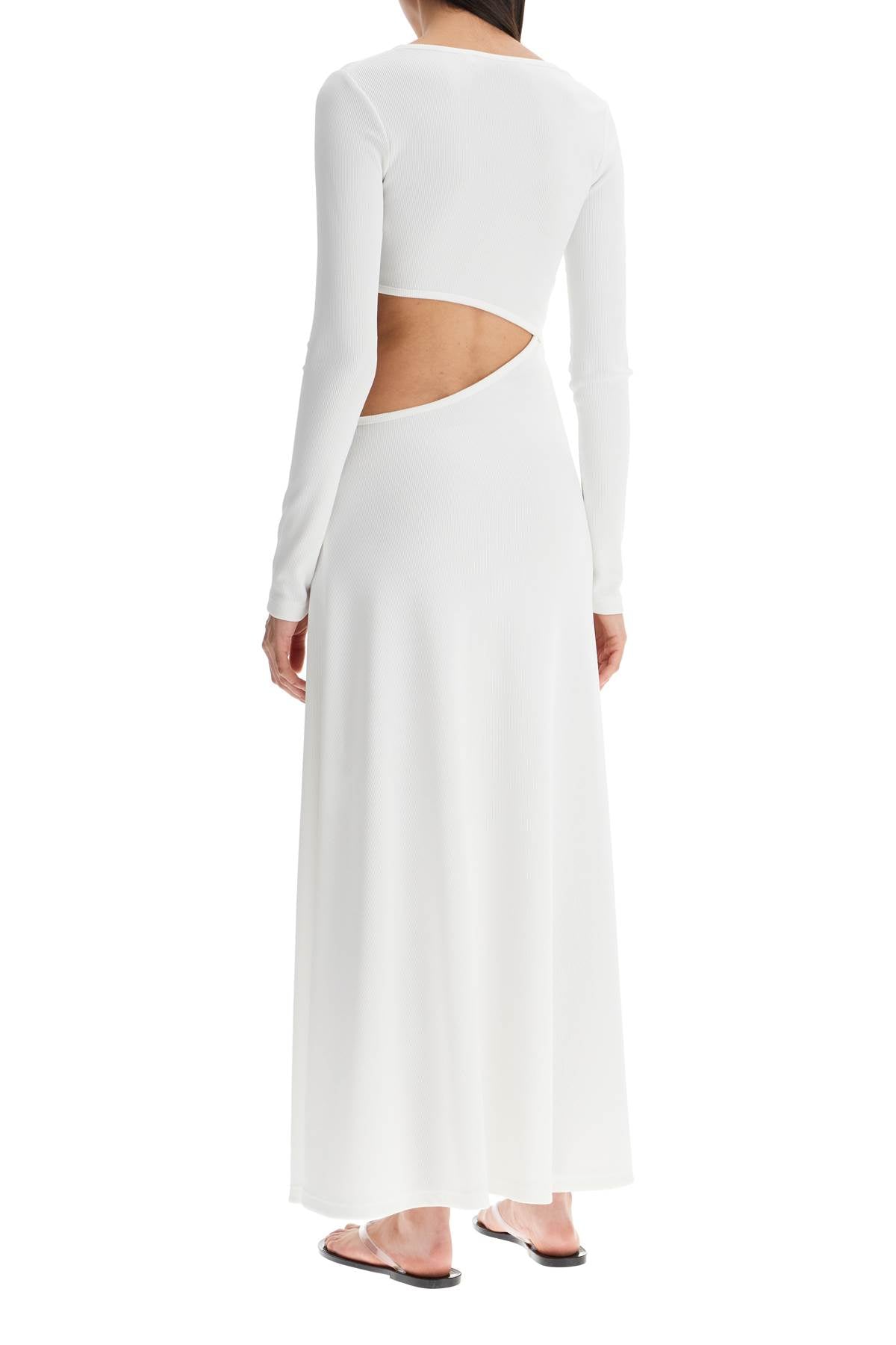 Christopher Esber Natural Stone Cut-Out Long Dress