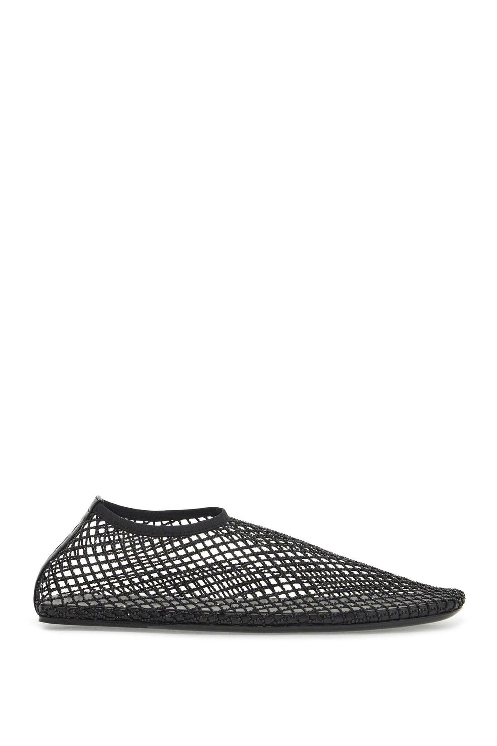 Christopher Esber Mesh Ballet Flats With Crystals