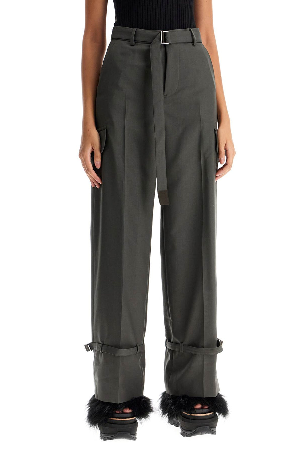 Sacai cargo Wool Blend Pants