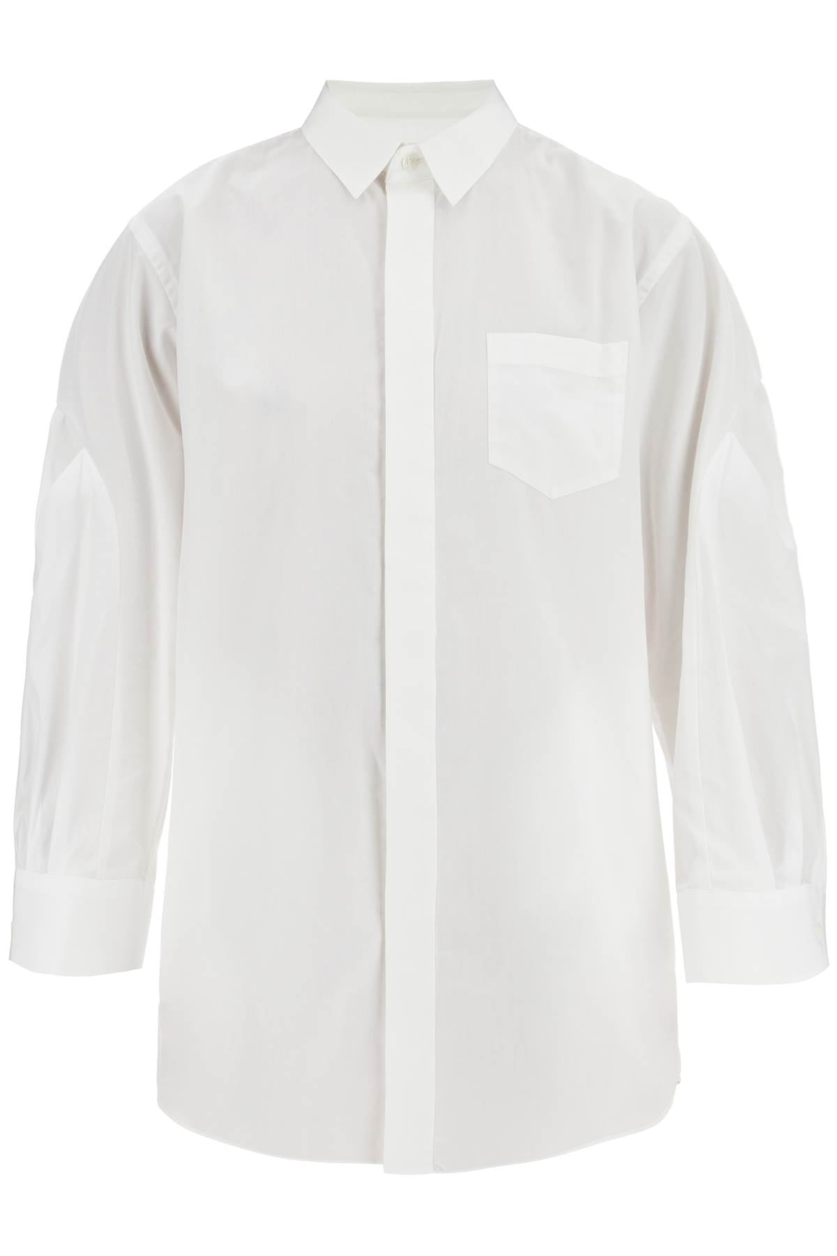 Sacai Cotton Poplin Mini Dress