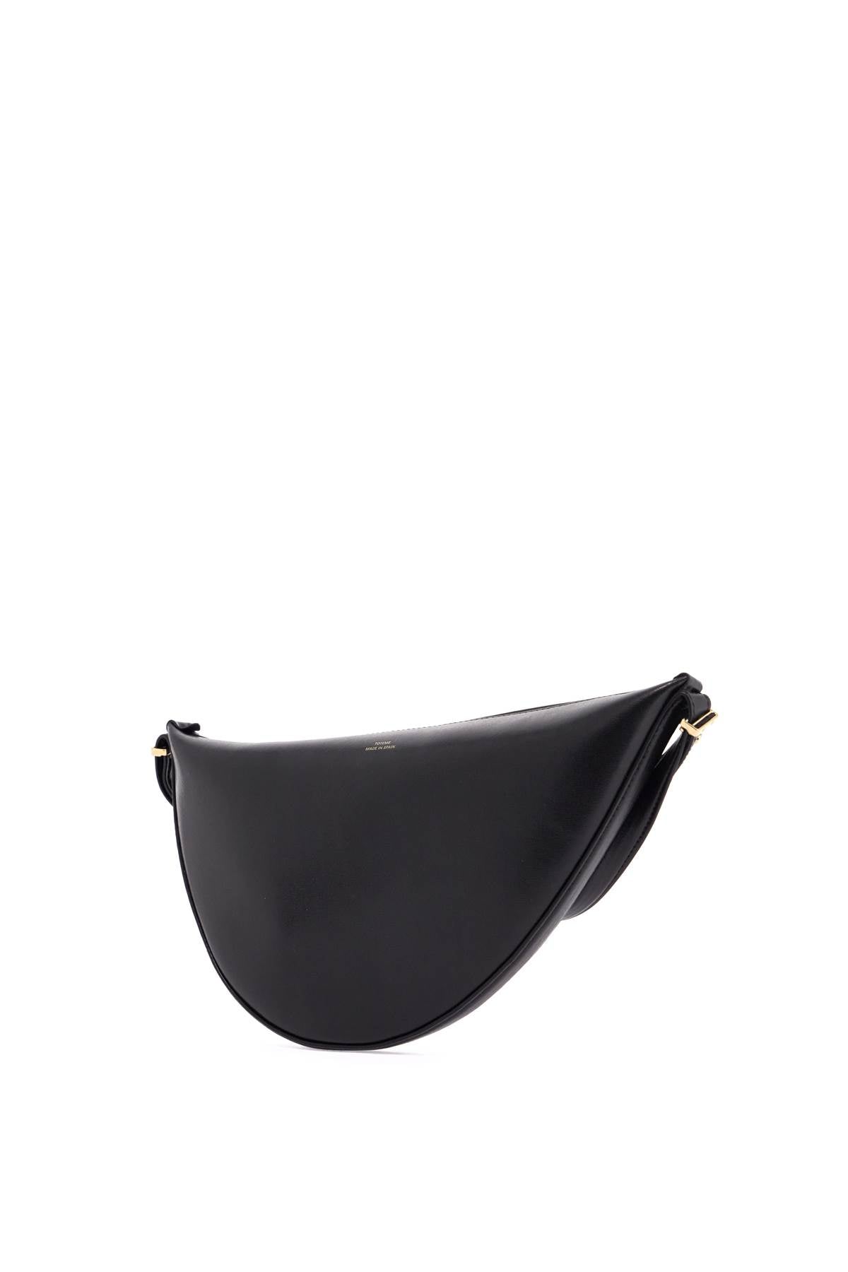 Toteme Scooped Sling Black Leather Half-Moon Bag