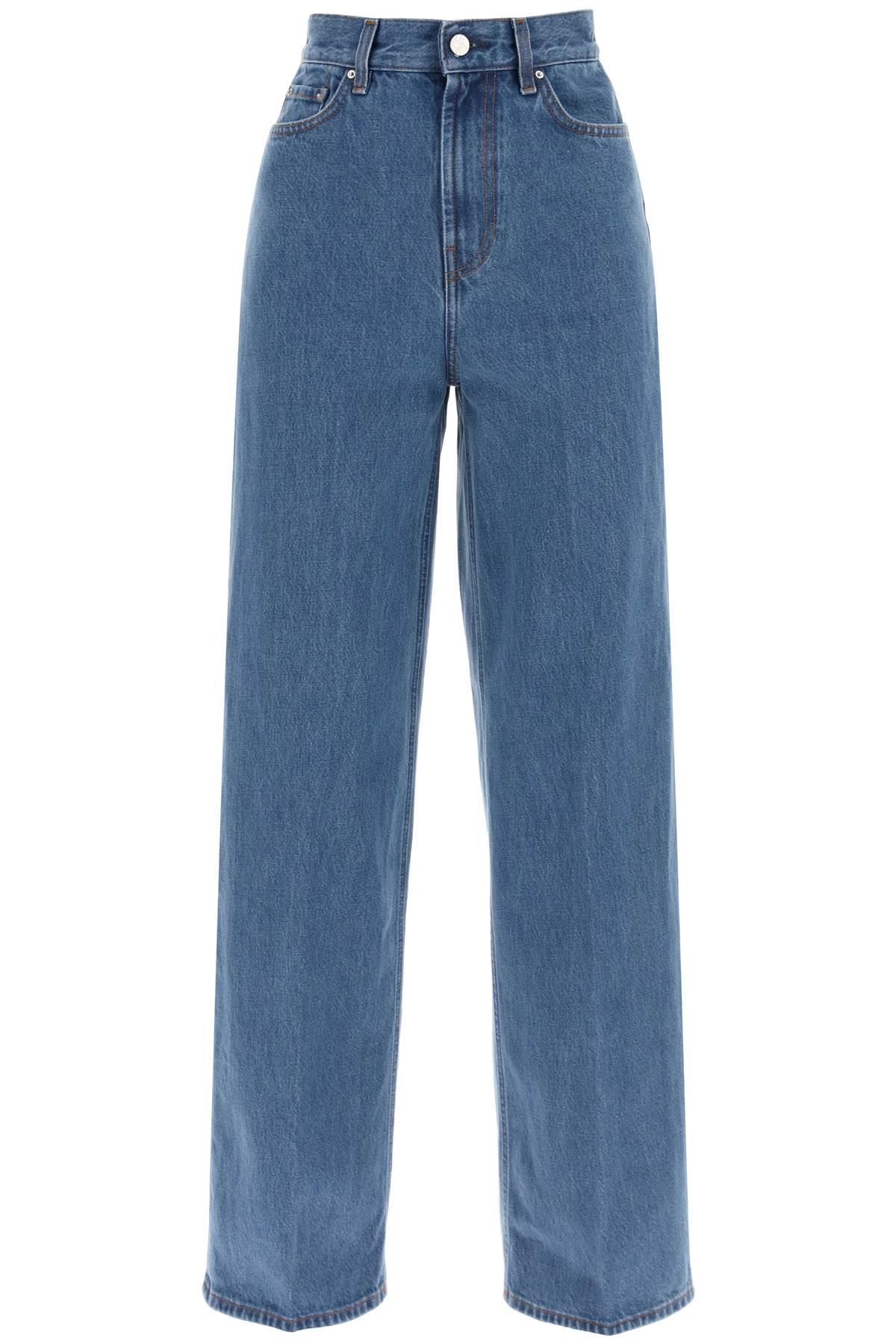 Toteme Wide Leg Jeans In Organic Cotton