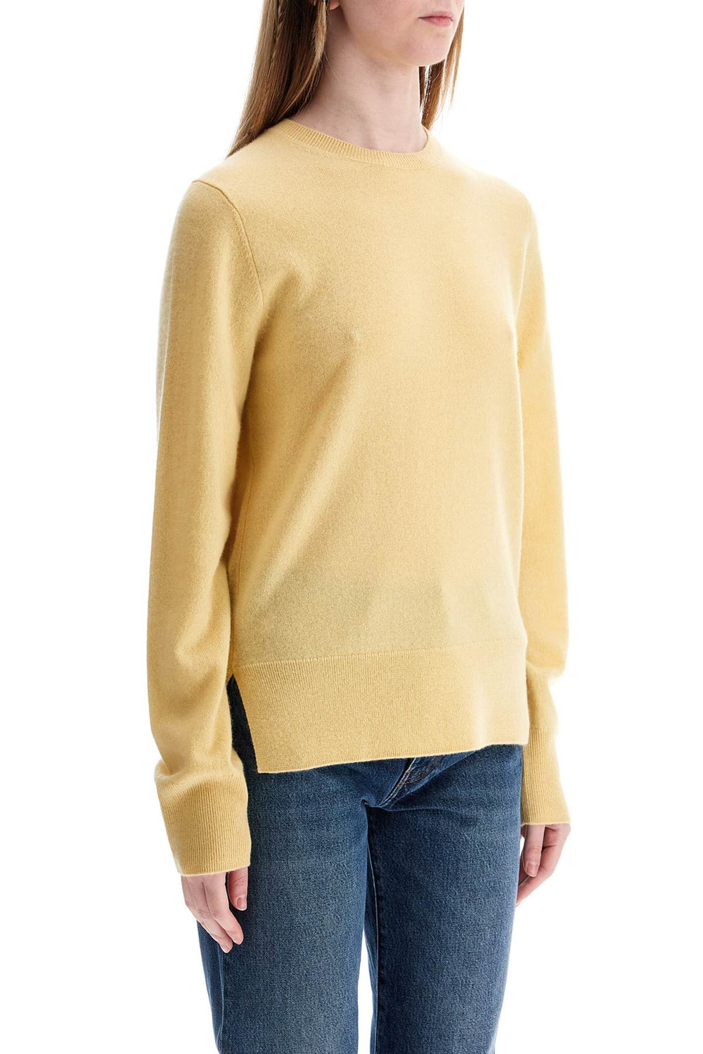 Toteme Soft Yellow Cashmere Sweater