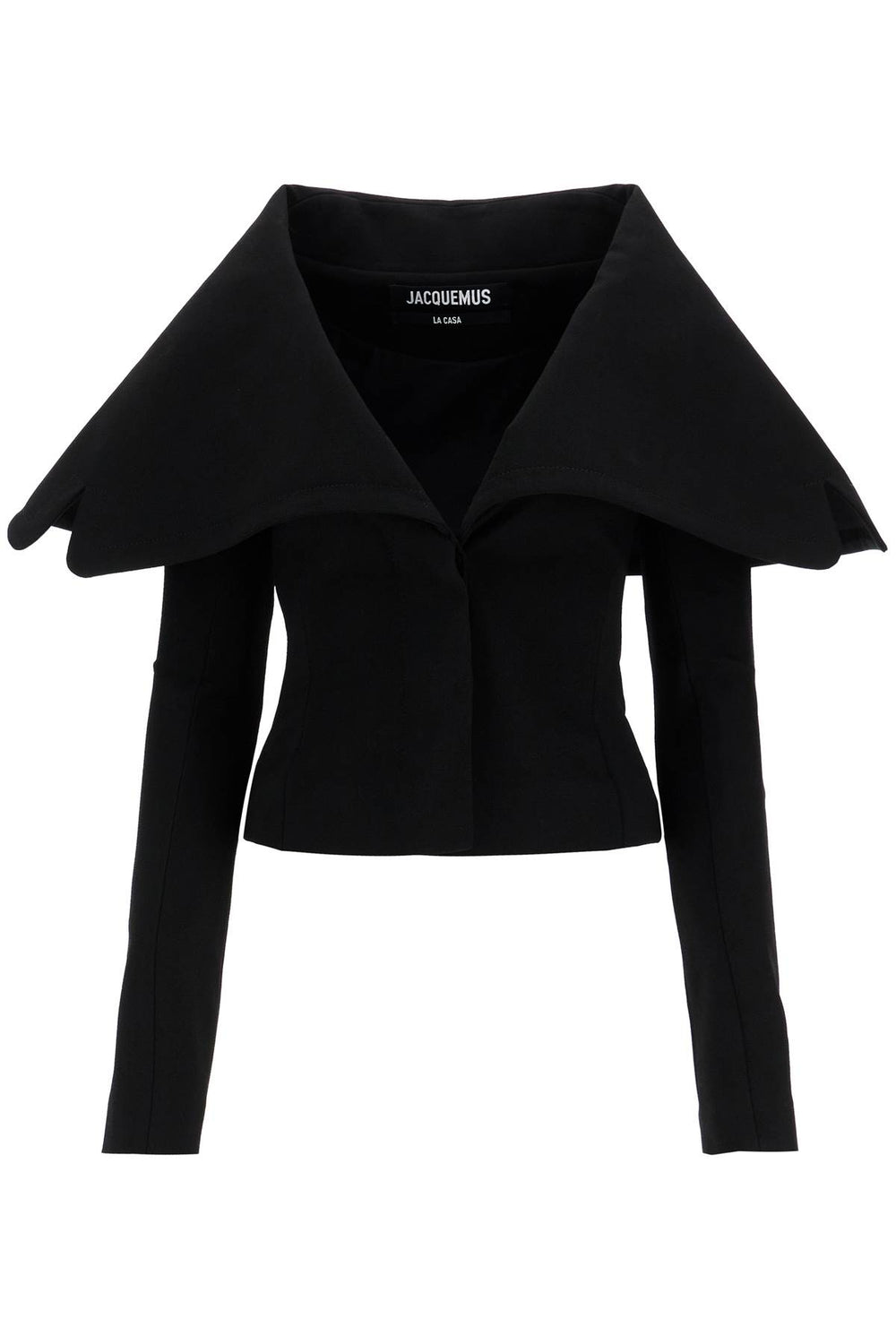 Jacquemus Maxi Collar Single Breasted Blazer