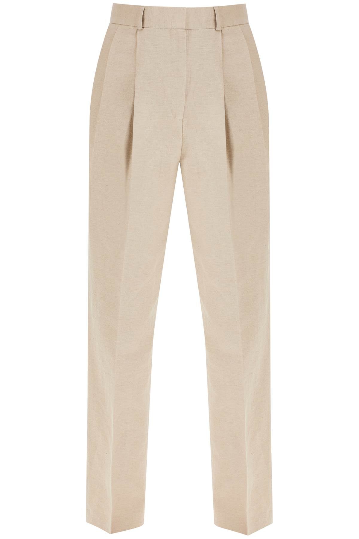 Toteme Tailored Linen Blend Pants