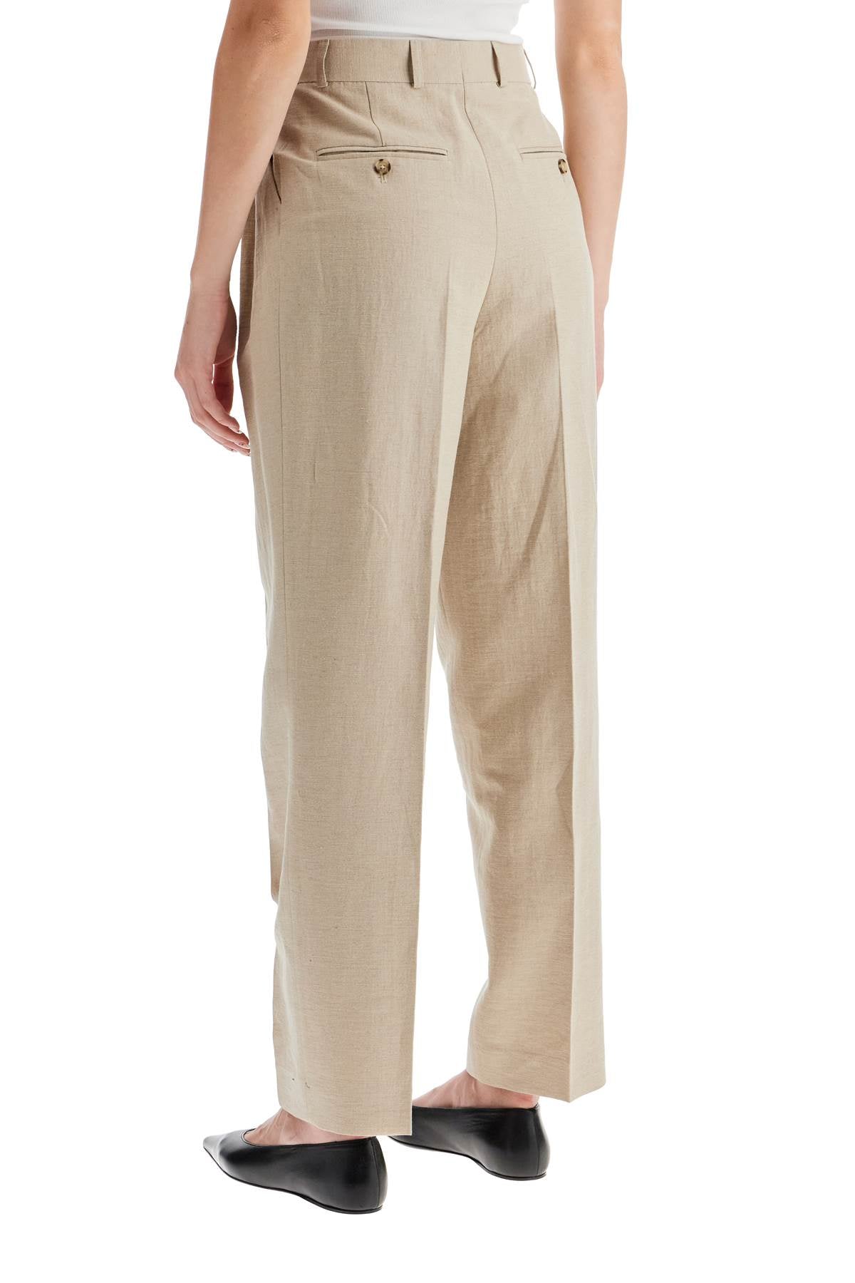 Toteme Tailored Linen Blend Pants