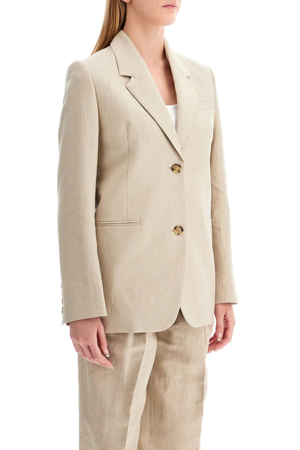 Toteme Linen Blend Blazer