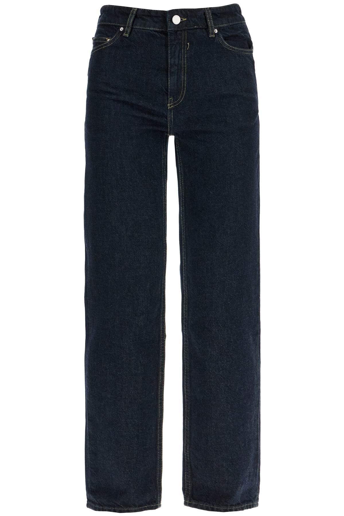 Toteme High-waisted Slim Jeans In Organic Cotton Blue