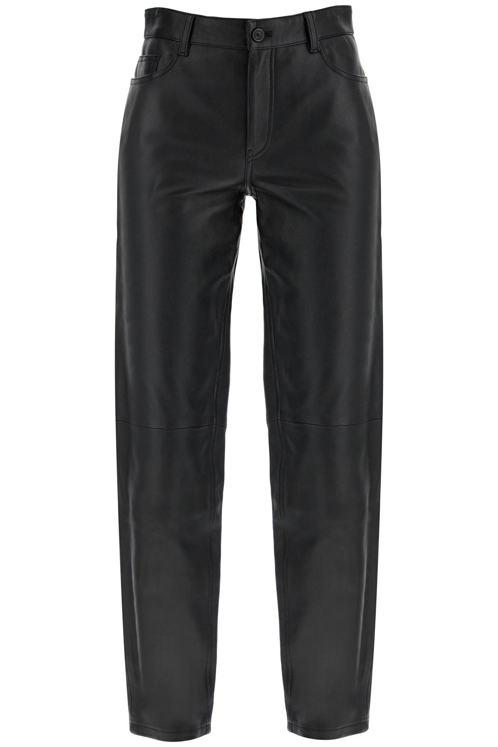 Toteme Five-Pocket Leather Pants