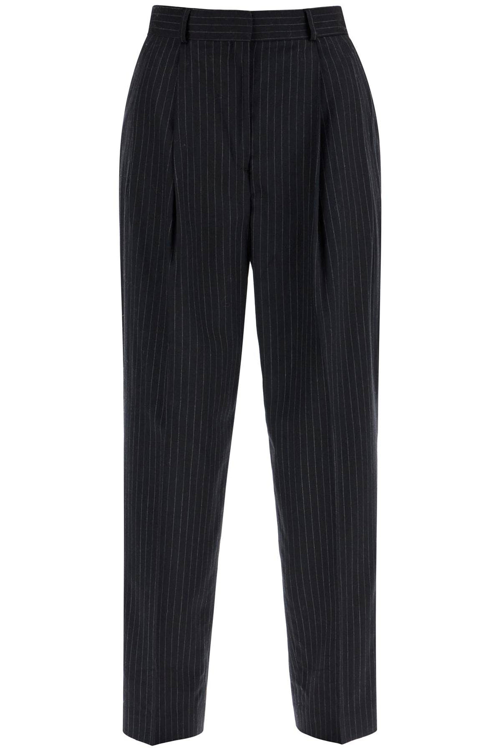 Toteme Double Pleated Pinstripe Pants