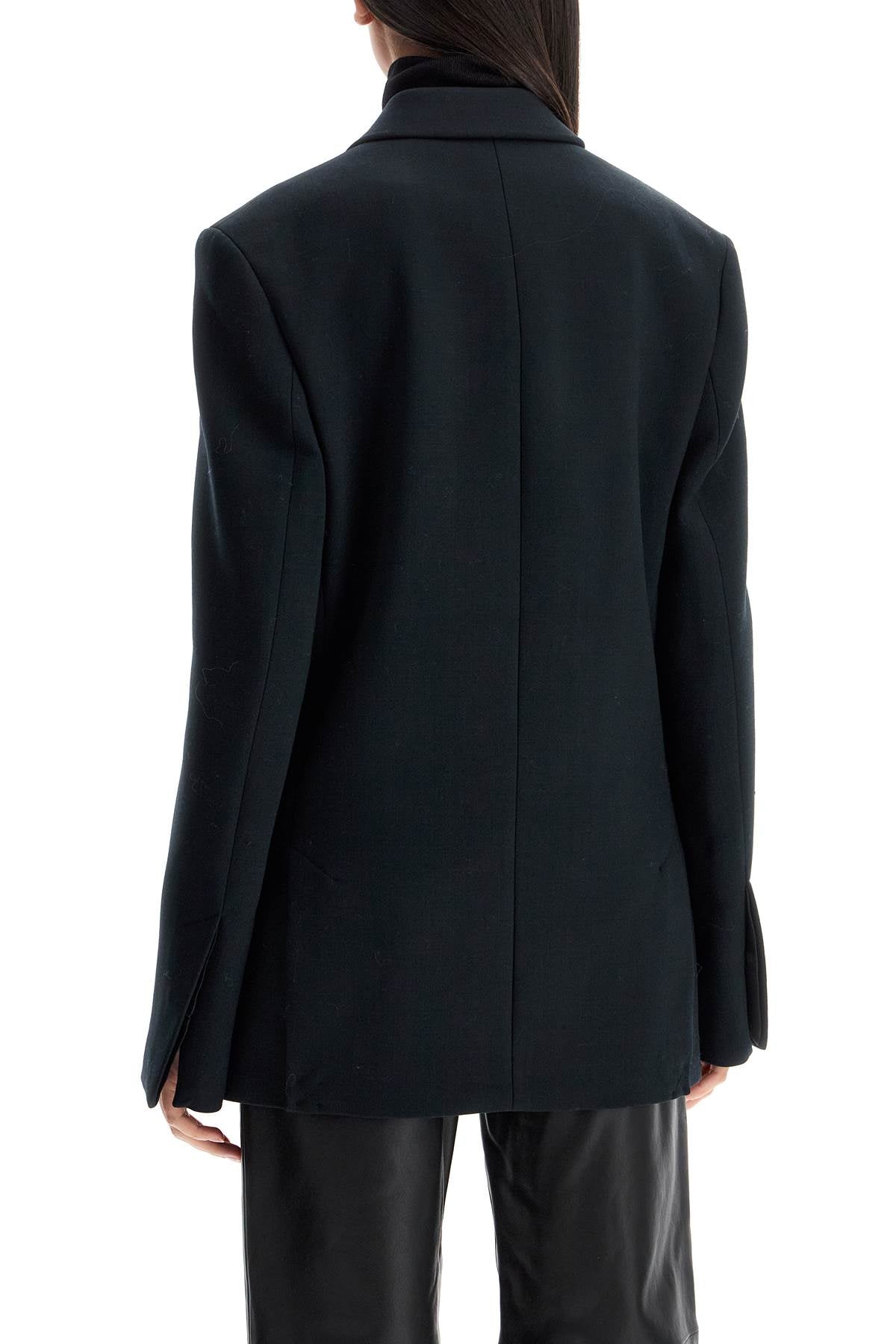 Toteme Single Breasted Wool Blend Blazer