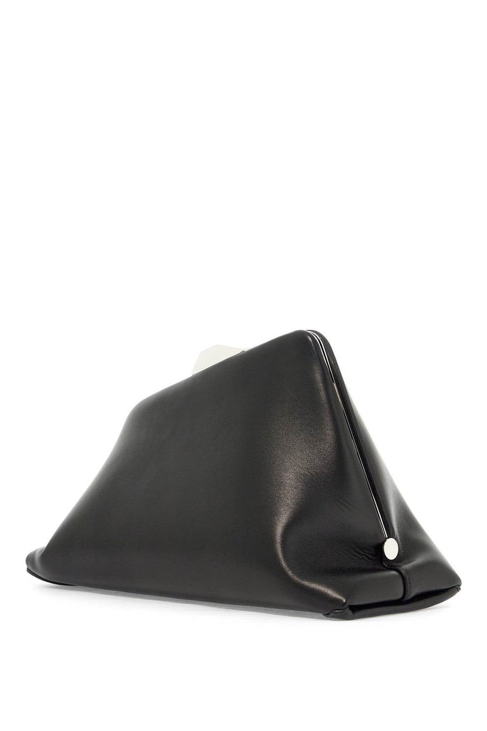 The Attico Day Off Leather Clutch