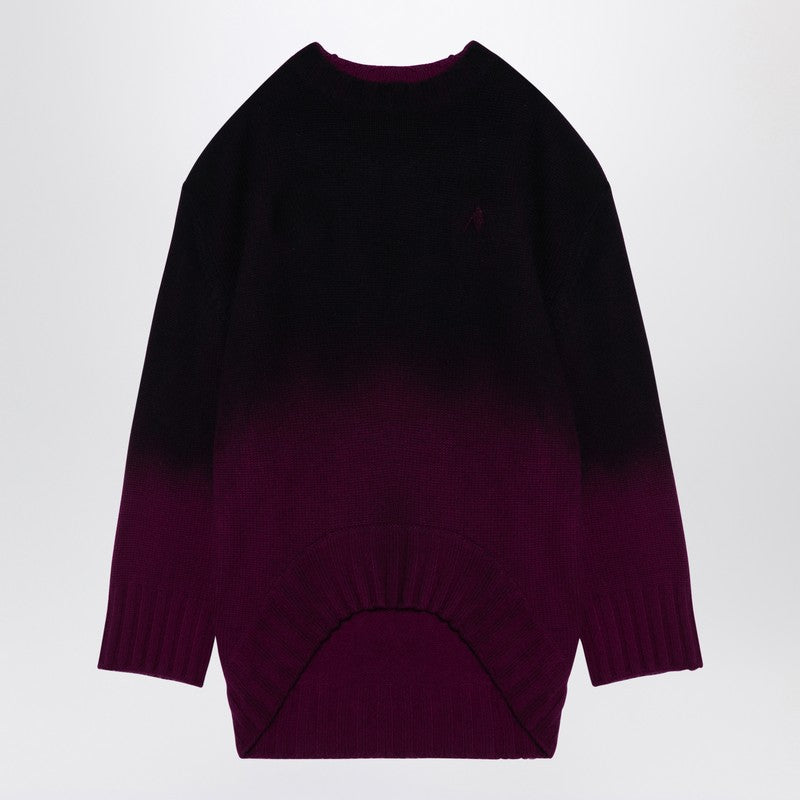 The Attico Oversized Pink Degrade Jumper