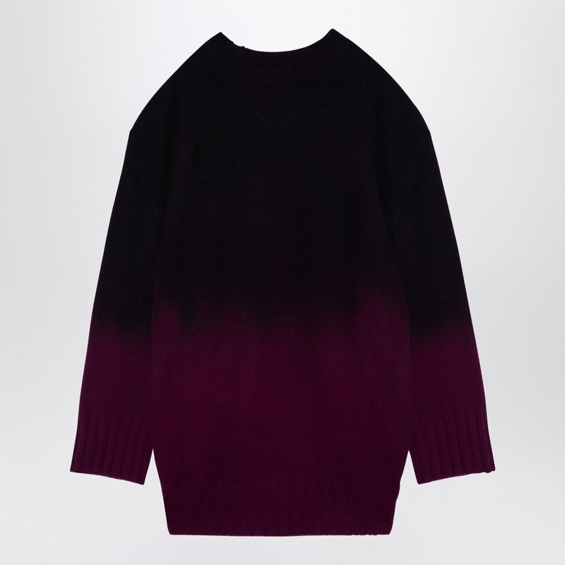 The Attico Oversized Pink Degrade Jumper