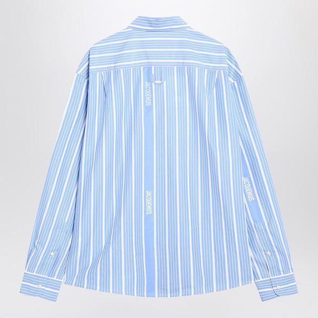 JACQUEMUS Simon Striped Cotton Shirt